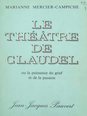 cover image of Le théâtre de Claudel